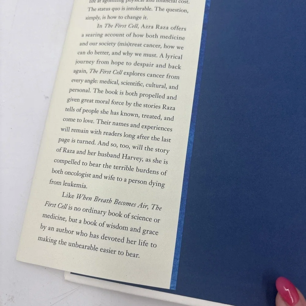 The First Cell: And the Human Costs... by Azra Raza, HB published by Basic Books